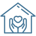 Sacred Spaces blue icon