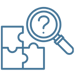Thematic design blue icon