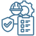 Construction Observation Services blue icon