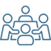 Team icon blue