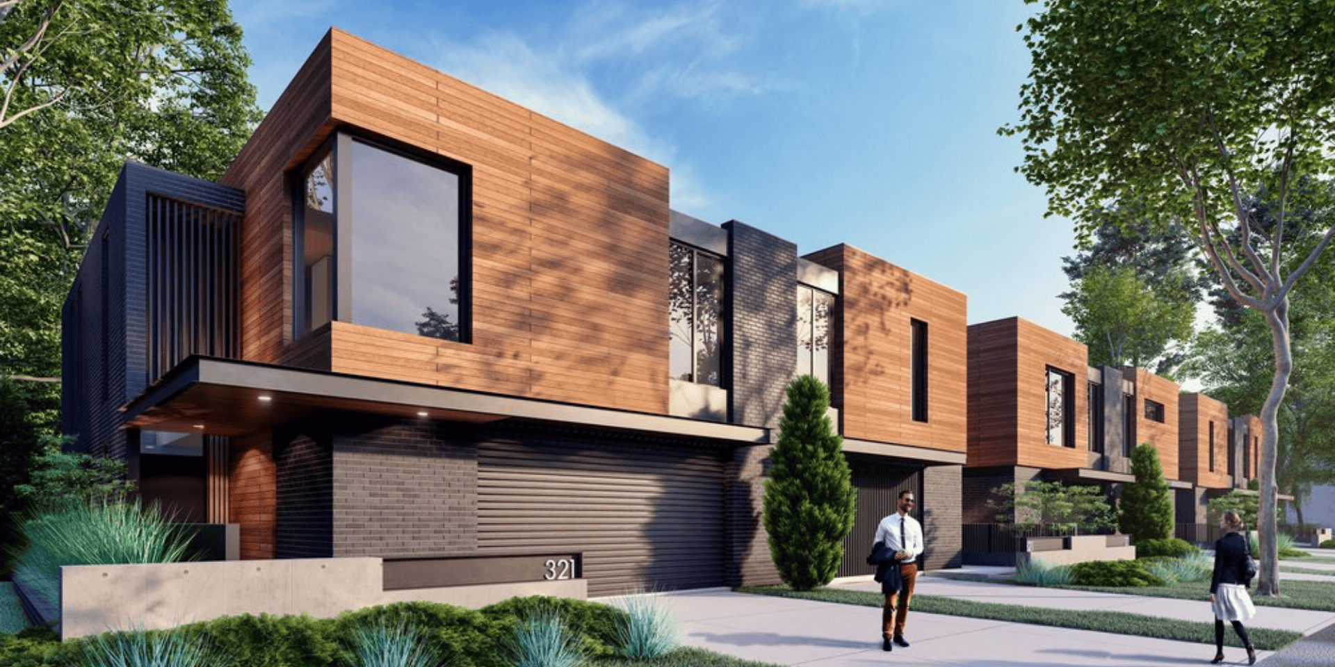 Hallberg Townhomes by AODK, The Stonewall Group