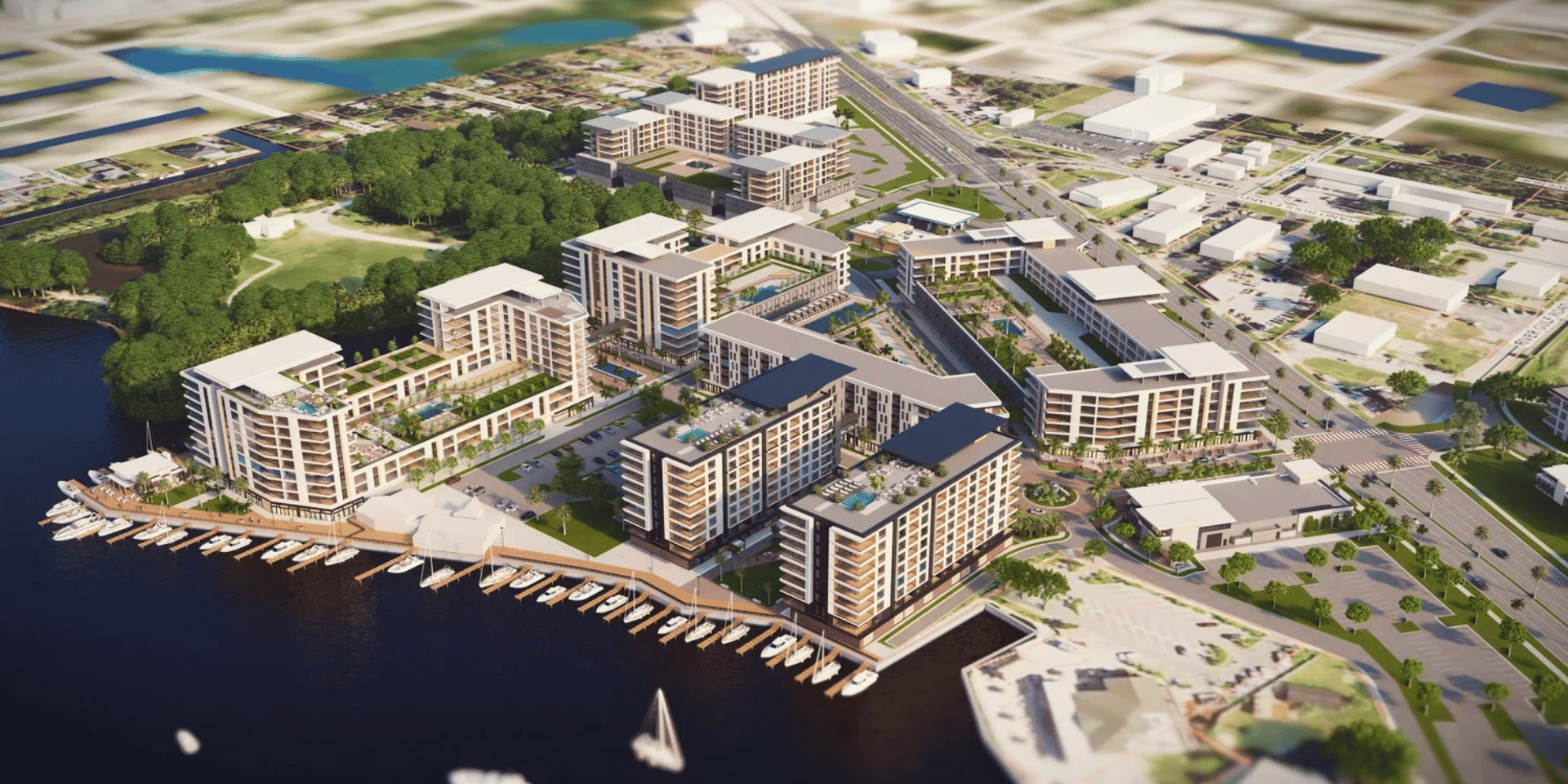 Florida Waterfront Development by AODK, The Stonewall Group