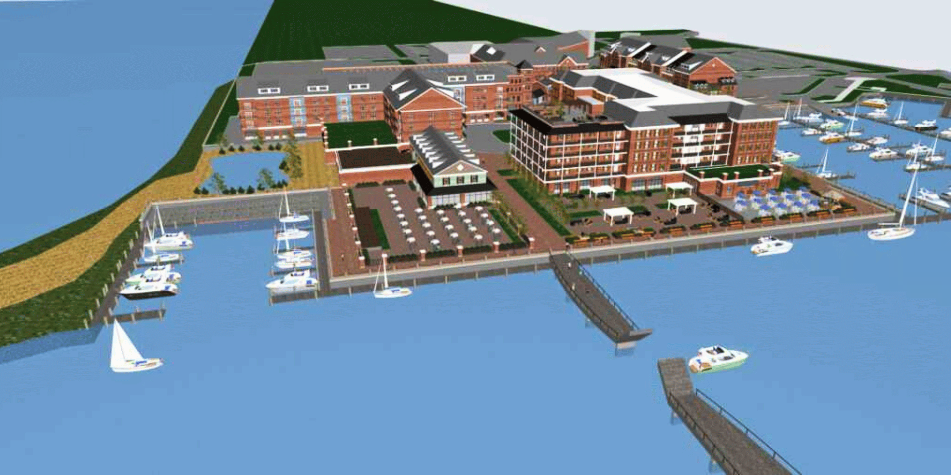 Fort DuPont Marina Village by Architectural Alliance, a Stonewall Group Studio