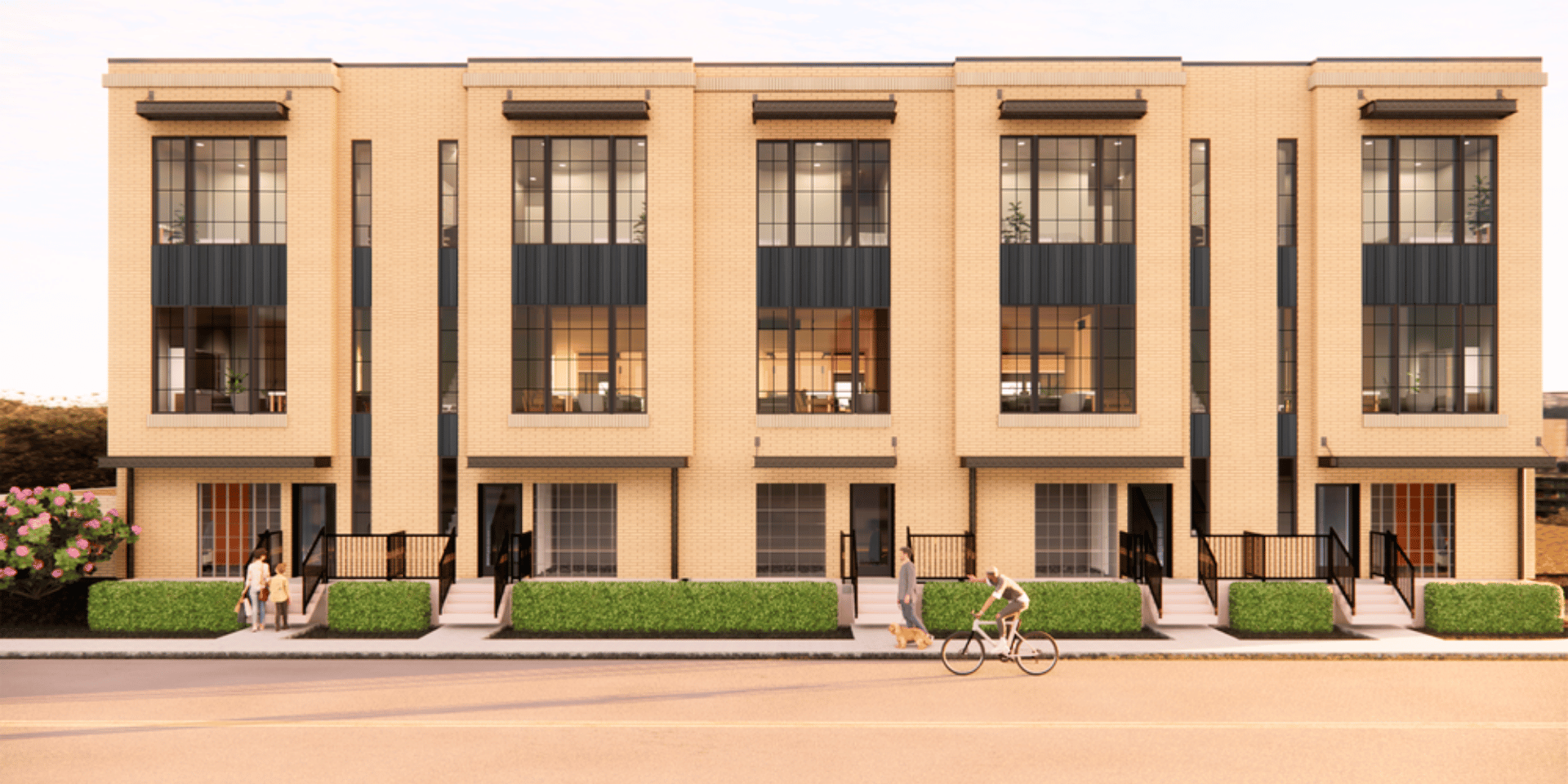 Lewis Townhomes by KSQ Design, The Stonewall Group