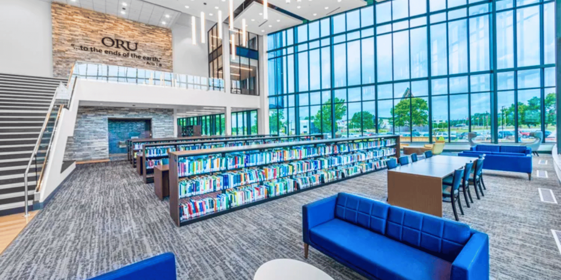 Oral Roberts University J.D. McKean Library by KSQ Design, The Stonewall Group