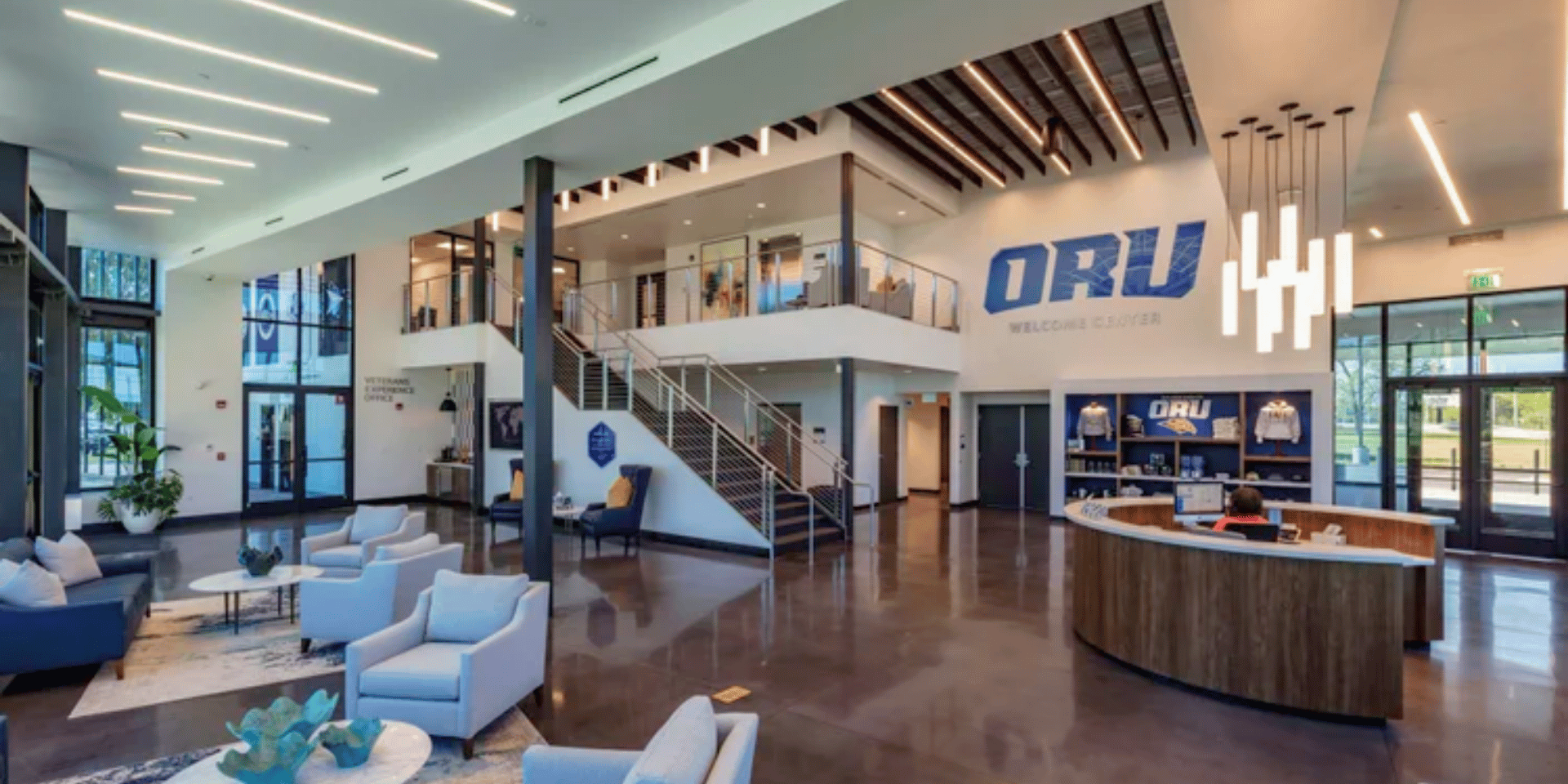 Oral Roberts University Welcome Center by KSQ Design, The Stonewall Group