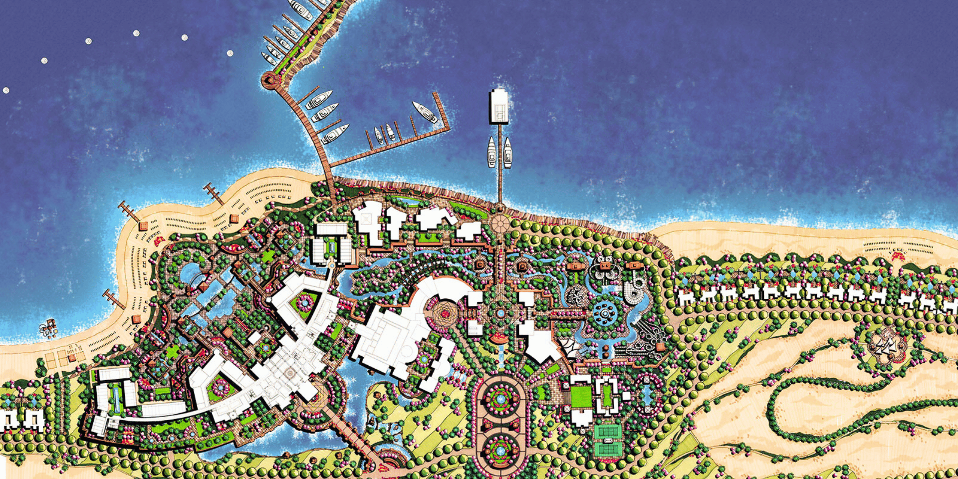 Salwa Beach Resort Master Plan by SKS Studio, The Stonewall Group